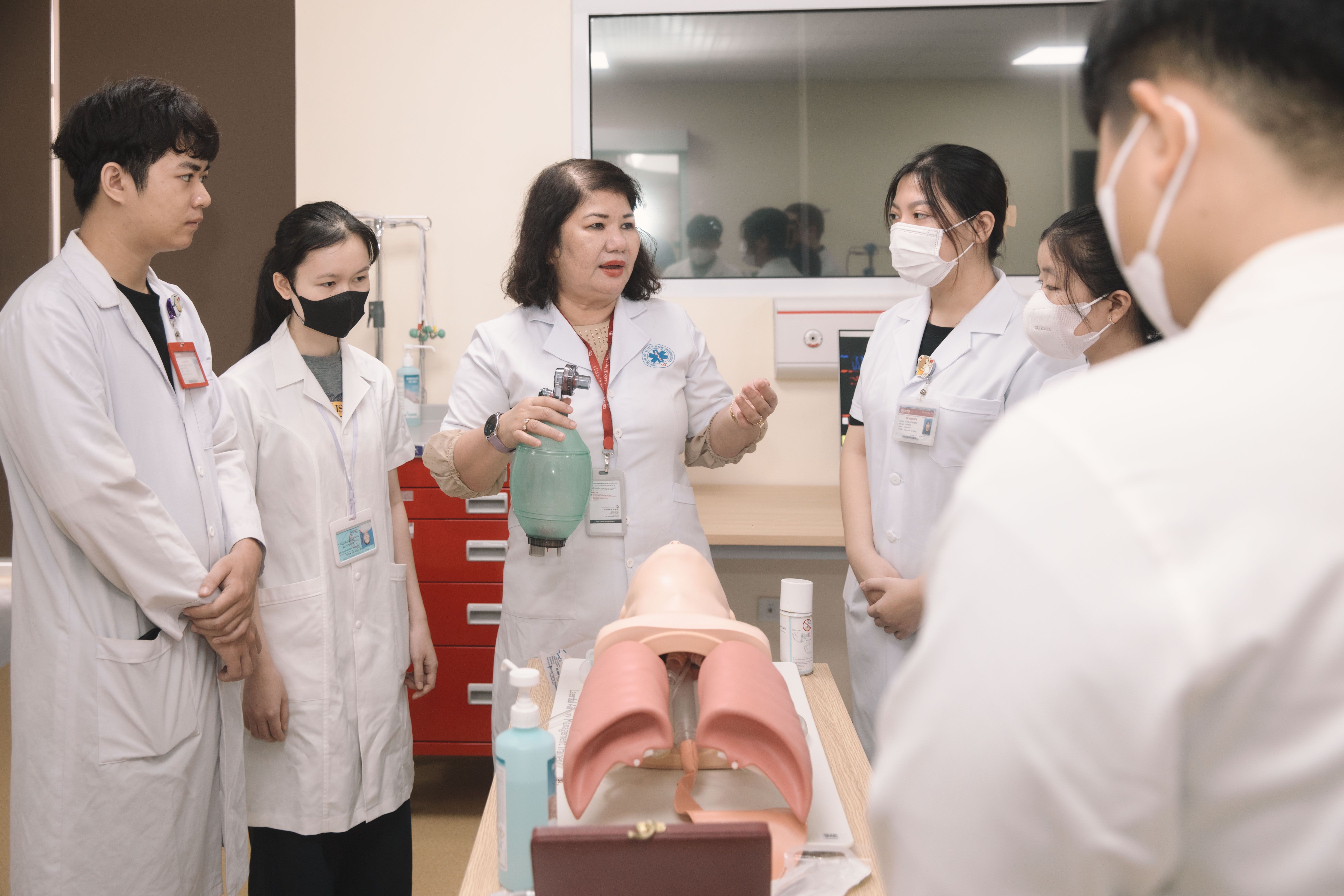 Healthcare professionals participating in continuing education